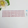 Load image into Gallery viewer, Adhesive resin for clays MF-82 American flag MICRO round (8 mm) 80 units