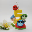 Load image into Gallery viewer, Doll 1 themed candle #5 for cake top