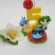 Load image into Gallery viewer, Doll 1 themed candle #5 for cake top