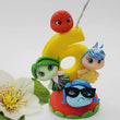 Load image into Gallery viewer, Doll 1 themed candle #6 for cake top