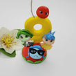 Load image into Gallery viewer, Doll 1 themed candle #9 for cake top