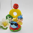 Load image into Gallery viewer, Doll 1 themed candle #9 for cake top
