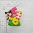 Load image into Gallery viewer, Masha themed candle #6 for cake top