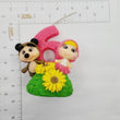 Load image into Gallery viewer, Masha themed candle #6 for cake top