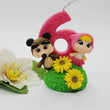Load image into Gallery viewer, Masha themed candle #6 for cake top