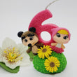 Load image into Gallery viewer, Masha themed candle #6 for cake top