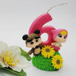 Load image into Gallery viewer, Masha themed candle #6 for cake top