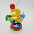 Load image into Gallery viewer, Doll 1 themed candle #3 for cake top