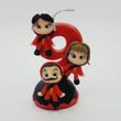 Load image into Gallery viewer, Money Heist themed candle #9 for cake top