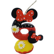 Load image into Gallery viewer, Mouse Girl themed candle #6 for cake top