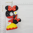 Load image into Gallery viewer, Mouse Girl themed candle #9 for cake top