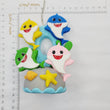 Load image into Gallery viewer, Shark themed candle #0 for cake top