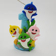 Load image into Gallery viewer, Shark themed candle #1 for cake top
