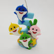 Load image into Gallery viewer, Shark themed candle #5 for cake top