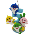 Load image into Gallery viewer, Shark themed candle #5 for cake top
