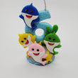 Load image into Gallery viewer, Shark themed candle #6 for cake top