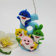 Load image into Gallery viewer, Shark themed candle #6 for cake top