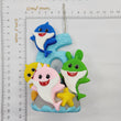 Load image into Gallery viewer, Shark themed candle #6 for cake top