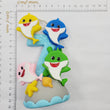 Load image into Gallery viewer, Shark themed candle #7 for cake top
