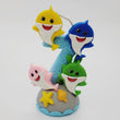 Load image into Gallery viewer, Shark themed candle #7 for cake top