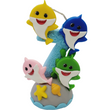 Load image into Gallery viewer, Shark themed candle #7 for cake top