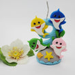 Load image into Gallery viewer, Shark themed candle #9 for cake top