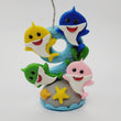 Load image into Gallery viewer, Shark themed candle #9 for cake top