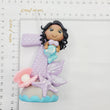 Load image into Gallery viewer, Mermaid Shelby themed candle #7 for cake top