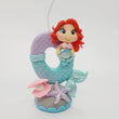 Load image into Gallery viewer, Mermaid themed candle #0 for cake top