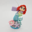 Load image into Gallery viewer, Mermaid themed candle #7 for cake top