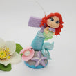 Load image into Gallery viewer, Mermaid themed candle #7 for cake top