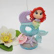 Load image into Gallery viewer, Mermaid themed candle #8 for cake top