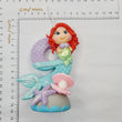 Load image into Gallery viewer, Mermaid themed candle #9 for cake top