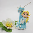 Load image into Gallery viewer, Blond Princess themed candle #1 for cake top