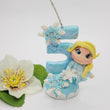 Load image into Gallery viewer, Blond Princess themed candle #5 for cake top