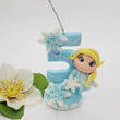Load image into Gallery viewer, Blond Princess themed candle #5 for cake top