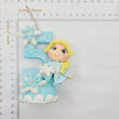 Load image into Gallery viewer, Blond Princess themed candle #5 for cake top