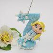 Load image into Gallery viewer, Blond Princess themed candle #7 for cake top