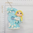 Load image into Gallery viewer, Blond Princess themed candle #8 for cake top