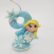 Load image into Gallery viewer, Blond Princess themed candle #9 for cake top