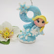 Load image into Gallery viewer, Blond Princess themed candle #9 for cake top