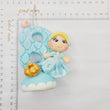 Load image into Gallery viewer, Cinderella themed candle #8 for cake top