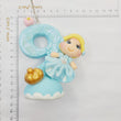 Load image into Gallery viewer, Cinderella themed candle #9 for cake top