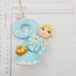 Load image into Gallery viewer, Cinderella themed candle #9 for cake top