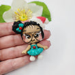 Load image into Gallery viewer, Emmanuelle Xmas #197 Clay Doll for Bow-Center, Jewelry Charms, Accessories, and More