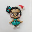 Load image into Gallery viewer, Emmanuelle Xmas #197 Clay Doll for Bow-Center, Jewelry Charms, Accessories, and More