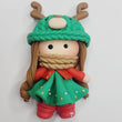 Load image into Gallery viewer, Ksenia #305 Clay Doll for Bow-Center, Jewelry Charms, Accessories, and More