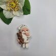 Load image into Gallery viewer, Sleepy Noel #519 Clay Doll for Bow-Center, Jewelry Charms, Accessories, and More