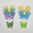 Load image into Gallery viewer, Glitter E.V.A. Foam Wings/Butterflies for Crafts #9 – Set of 5 (3" and 1.5") – DIY Decorations