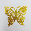 Load image into Gallery viewer, Gold Glitter E.V.A. Foam Wings/Butterflies for Crafts #16 – Set of 5 (3") – DIY Decorations